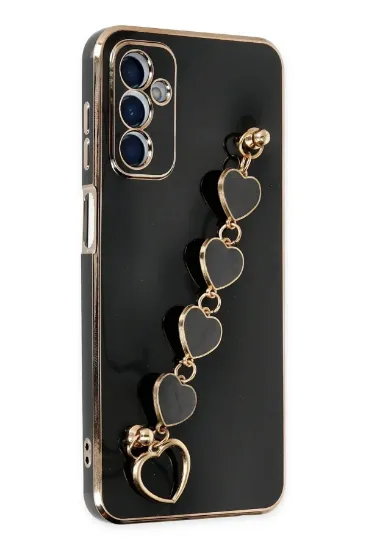 Newface Samsung Galaxy M23 Kılıf Esila Silikon - Siyah resmi