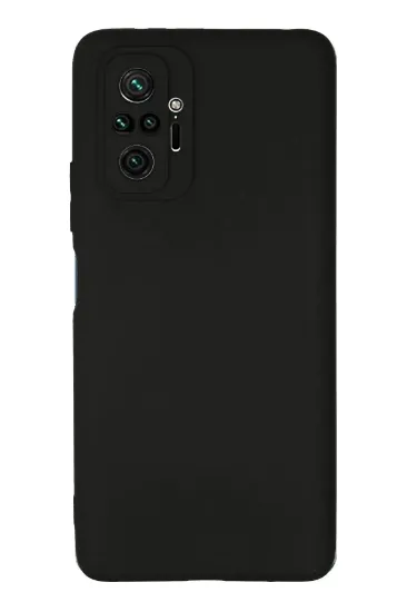 Newface Xiaomi Redmi Note 10 Pro Kılıf First Silikon - Siyah resmi