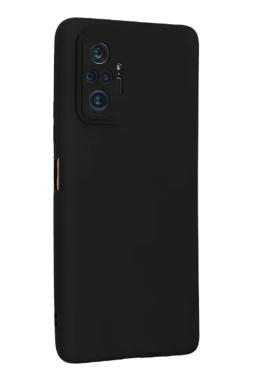 Newface Xiaomi Redmi Note 10 Pro Kılıf First Silikon - Siyah resmi