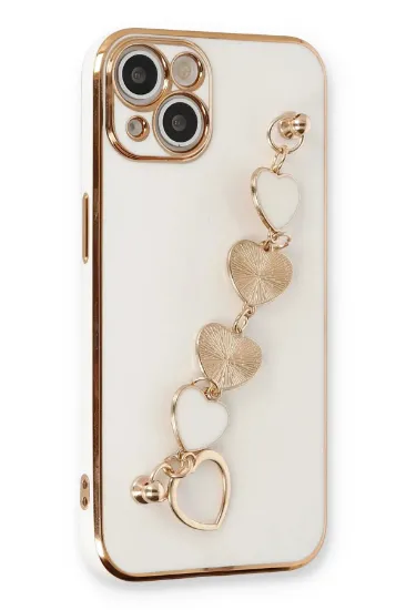 Newface iPhone 14 Kılıf Esila Silikon - Beyaz resmi