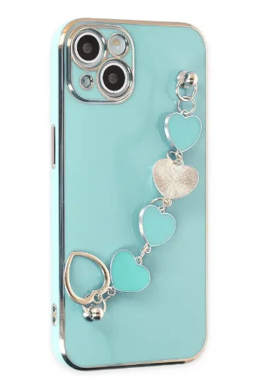 Newface iPhone 14 Kılıf Esila Silikon - Su Yeşili resmi