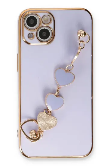 Newface iPhone 14 Kılıf Esila Silikon - Lila resmi