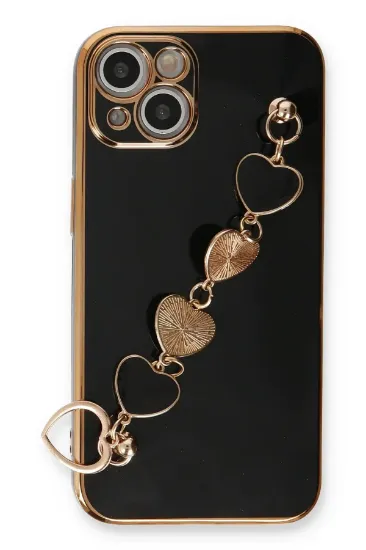 Newface iPhone 14 Plus Kılıf Esila Silikon - Siyah resmi