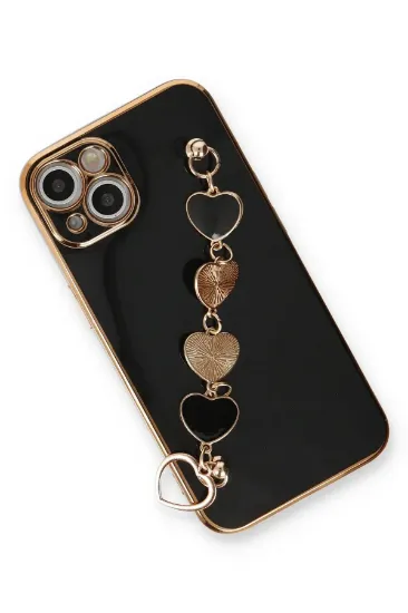 Newface iPhone 14 Plus Kılıf Esila Silikon - Siyah resmi