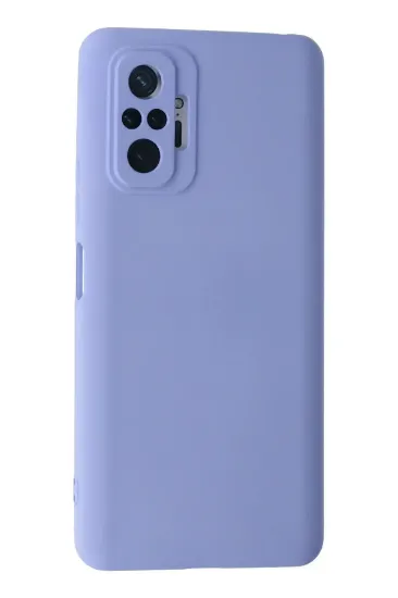 Newface Xiaomi Redmi Note 10 Pro Kılıf Nano içi Kadife Silikon - Lila resmi