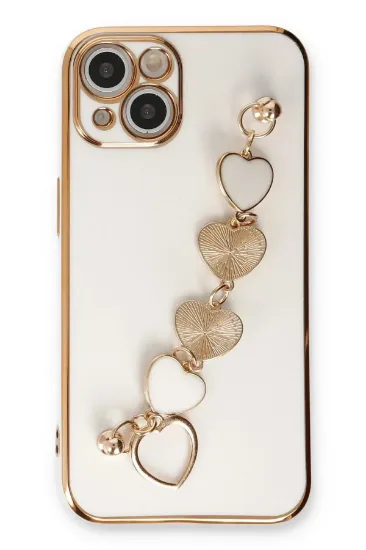 Newface iPhone 14 Plus Kılıf Esila Silikon - Beyaz resmi