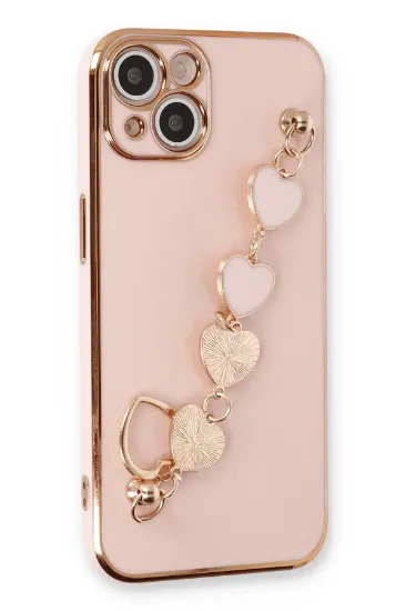 Newface iPhone 14 Plus Kılıf Esila Silikon - Pudra resmi