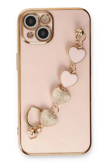 Newface iPhone 14 Plus Kılıf Esila Silikon - Pudra resmi