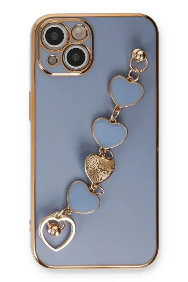 Newface iPhone 14 Plus Kılıf Esila Silikon - Gri resmi