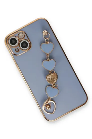 Newface iPhone 14 Plus Kılıf Esila Silikon - Gri resmi