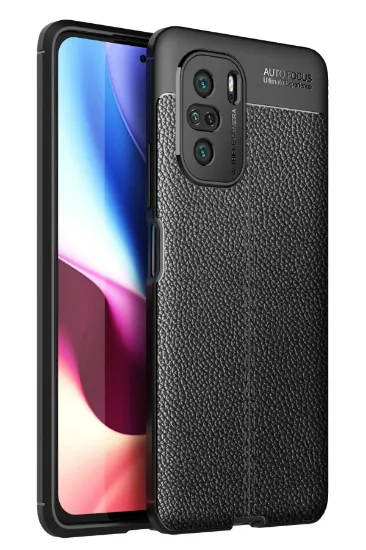 Newface Xiaomi Poco F3 Kılıf Auto Focus Kapak - Siyah resmi