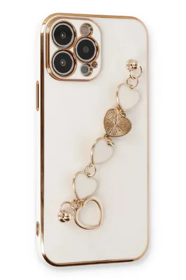 Newface iPhone 14 Pro Kılıf Esila Silikon - Beyaz resmi