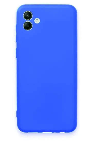 Newface Samsung Galaxy A04 Kılıf First Silikon - Mavi resmi