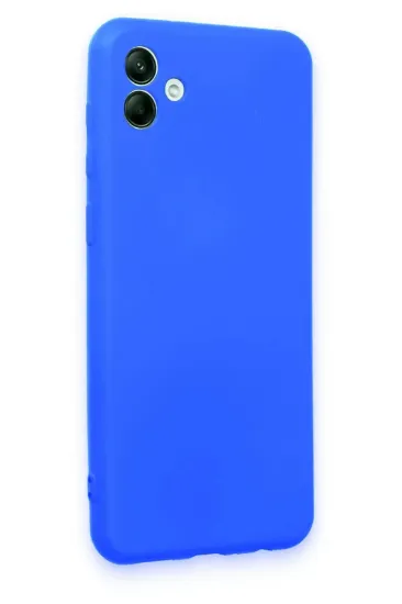 Newface Samsung Galaxy A04 Kılıf First Silikon - Mavi resmi