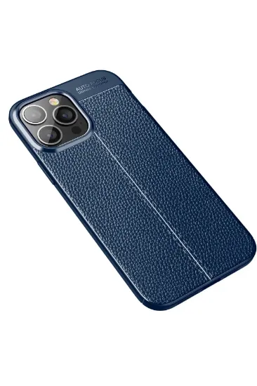 Newface iPhone 15 Pro Max Kılıf Auto Focus Kapak - Lacivert resmi