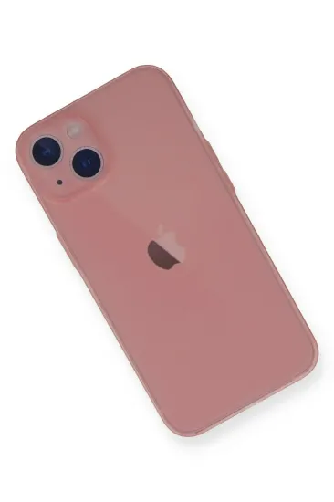 Newface iPhone 14 Kılıf PP Ultra İnce Kapak - Pembe resmi