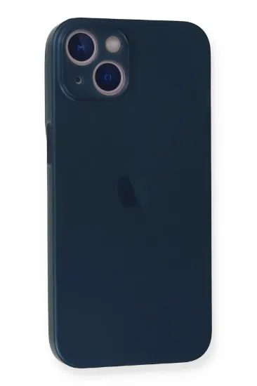 Newface iPhone 14 Plus Kılıf PP Ultra İnce Kapak - Mavi resmi