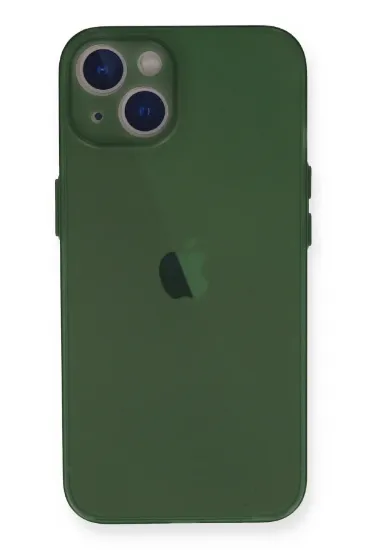 Newface iPhone 14 Plus Kılıf PP Ultra İnce Kapak - Yeşil resmi