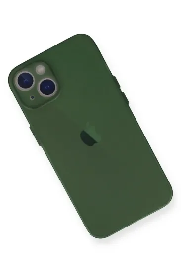 Newface iPhone 14 Plus Kılıf PP Ultra İnce Kapak - Yeşil resmi