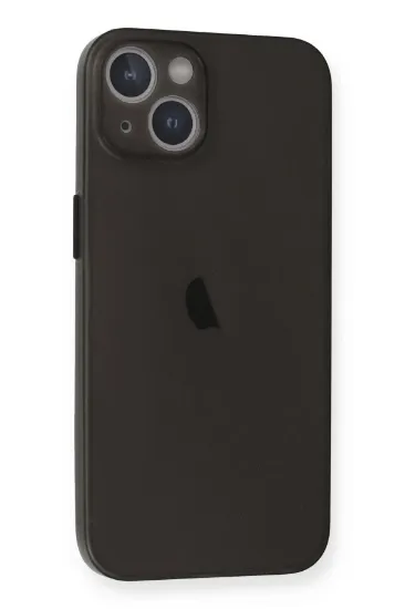 Newface iPhone 14 Plus Kılıf PP Ultra İnce Kapak - Gri resmi