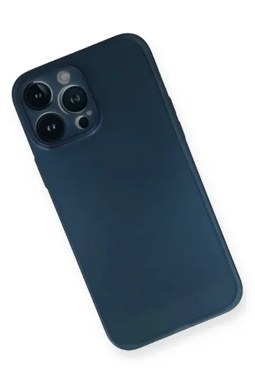 Newface iPhone 14 Pro Kılıf PP Ultra İnce Kapak - Mavi resmi
