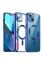 Newface iPhone 15 Kılıf Kross Magneticsafe Kapak - Lacivert resmi