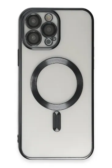 Newface iPhone 15 Pro Kılıf Kross Magneticsafe Kapak - Siyah resmi