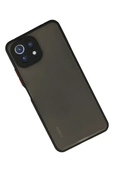 Newface Xiaomi Mİ 11 Lite Kılıf Montreal Silikon Kapak - Siyah resmi