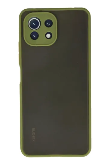 Newface Xiaomi Mİ 11 Lite Kılıf Montreal Silikon Kapak - Açık Yeşil resmi