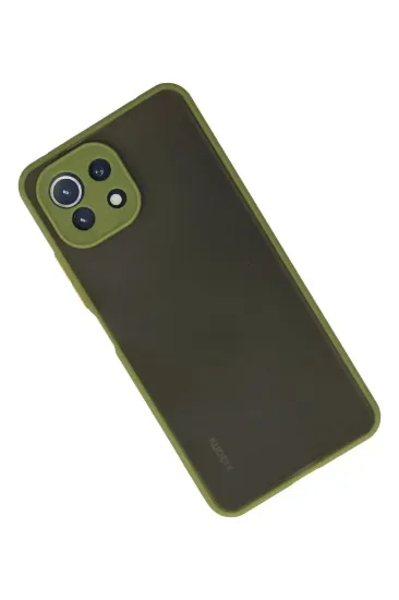 Newface Xiaomi Mİ 11 Lite Kılıf Montreal Silikon Kapak - Açık Yeşil resmi