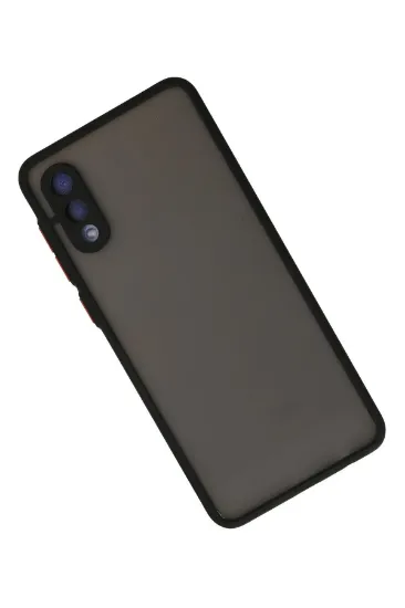 Newface Samsung Galaxy A02 Kılıf Montreal Silikon Kapak - Siyah resmi
