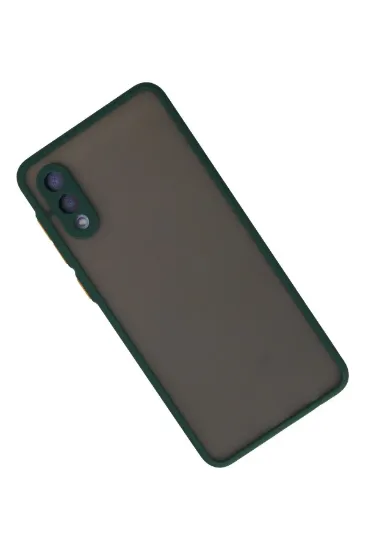 Newface Samsung Galaxy A02 Kılıf Montreal Silikon Kapak - Yeşil resmi