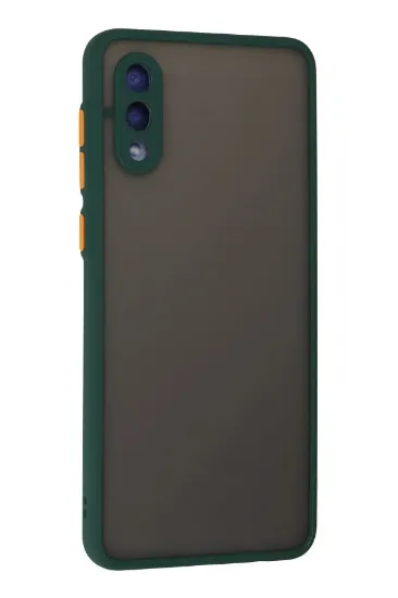 Newface Samsung Galaxy A02 Kılıf Montreal Silikon Kapak - Yeşil resmi