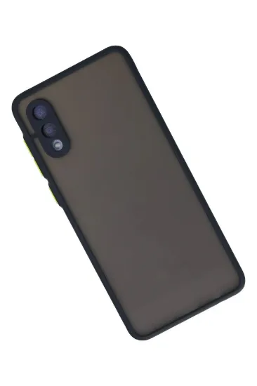 Newface Samsung Galaxy A02 Kılıf Montreal Silikon Kapak - Lacivert resmi
