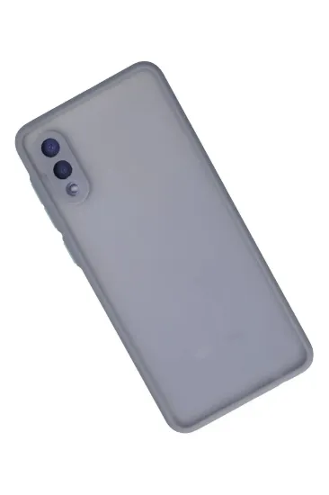 Newface Samsung Galaxy A02 Kılıf Montreal Silikon Kapak - Gri resmi