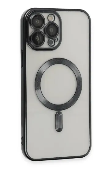 Newface iPhone 15 Pro Max Kılıf Kross Magneticsafe Kapak - Siyah resmi