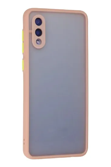 Newface Samsung Galaxy A02 Kılıf Montreal Silikon Kapak - Pembe resmi