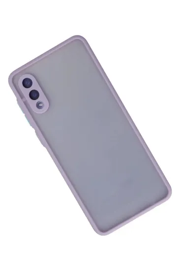 Newface Samsung Galaxy A02 Kılıf Montreal Silikon Kapak - Mor resmi