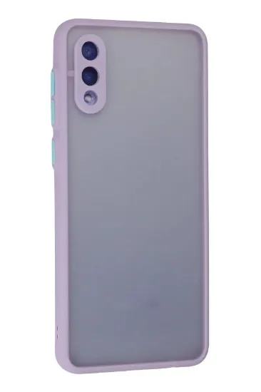 Newface Samsung Galaxy A02 Kılıf Montreal Silikon Kapak - Mor resmi