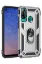Newface Huawei P40 Lite E Kılıf Sofya Yüzüklü Silikon Kapak - Gümüş resmi