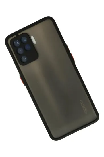 Newface Oppo Reno 5 Lite Kılıf Montreal Silikon Kapak - Siyah resmi