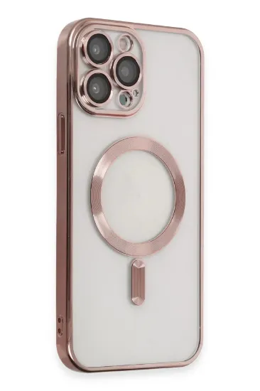 Newface iPhone 15 Pro Max Kılıf Kross Magneticsafe Kapak - Rose resmi