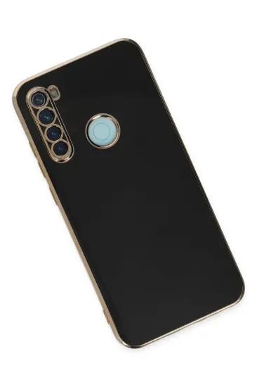 Newface Xiaomi Redmi Note 8 Kılıf Volet Silikon - Siyah resmi