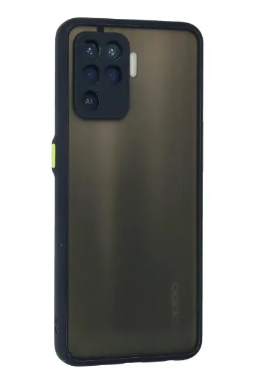 Newface Oppo Reno 5 Lite Kılıf Montreal Silikon Kapak - Lacivert resmi