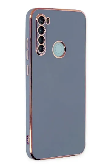 Newface Xiaomi Redmi Note 8 Kılıf Volet Silikon - Mavi resmi