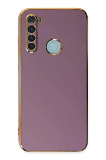 Newface Xiaomi Redmi Note 8 Kılıf Volet Silikon - Mor resmi