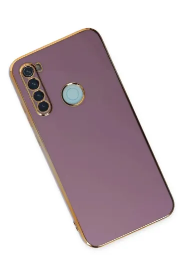 Newface Xiaomi Redmi Note 8 Kılıf Volet Silikon - Mor resmi