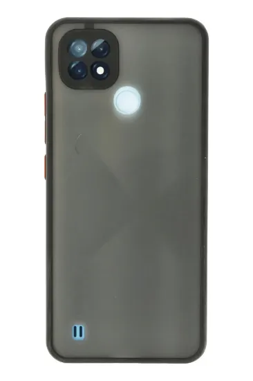 Newface Realme C21 Kılıf Montreal Silikon Kapak - Siyah resmi
