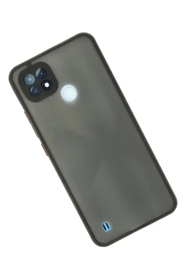 Newface Realme C21 Kılıf Montreal Silikon Kapak - Siyah resmi
