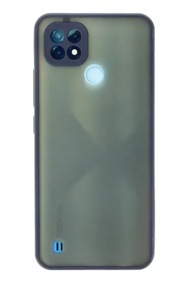 Newface Realme C21 Kılıf Montreal Silikon Kapak - Lacivert resmi